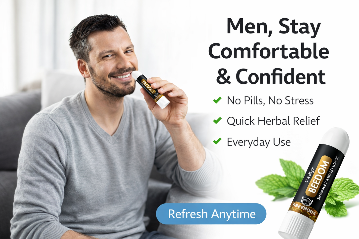 Beeboom - Energy Nasal Stick for Daily Freshness