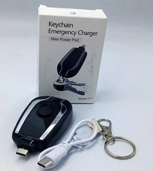 Emergency Portable Keychain Charger – شاحن طوارئ محمول بالمفاتيح 🔋🔑