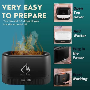 Flame Aroma Diffuser – LA-0630-1 🔥
