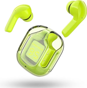 T6 Crystal Wireless Earphones – سماعات لاسلكية بتقنية البلوتوث 🎧✨