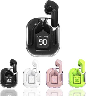 T6 Crystal Wireless Earphones – سماعات لاسلكية بتقنية البلوتوث 🎧✨